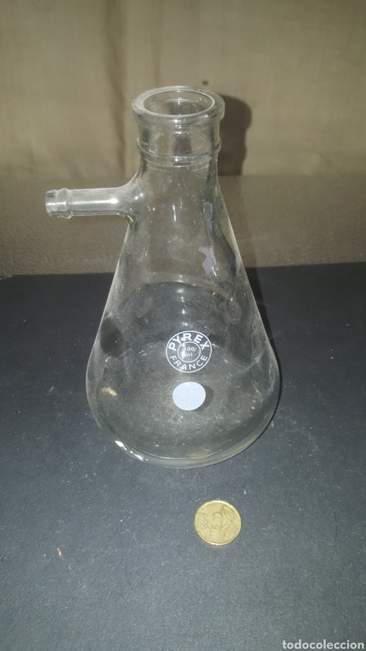 Antig&uuml;edades: redoma de laboratorio pirex - Foto 1