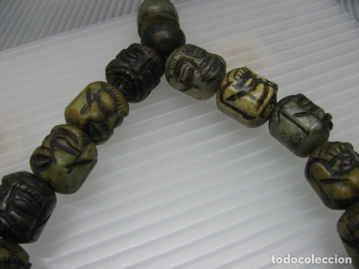 Antig&uuml;edades: cuentas budistas de jade - Foto 2