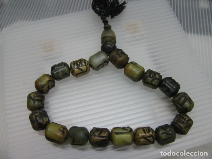 Antig&uuml;edades: cuentas budistas de jade - Foto 6