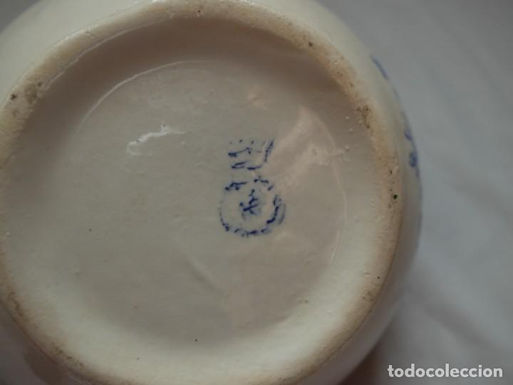 Antig&uuml;edades: JUEGO DE T&Eacute; EN LOZA AZUL - Foto 3