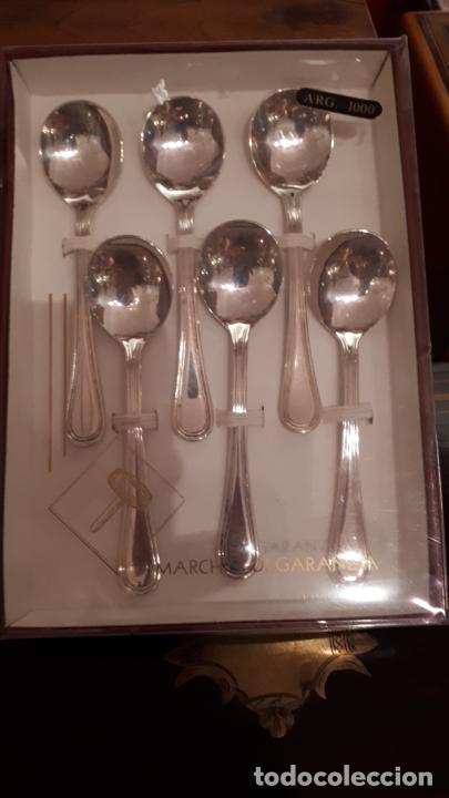 Antig&uuml;edades: Cucharillas con ba&ntilde;o de plata. - Foto 1