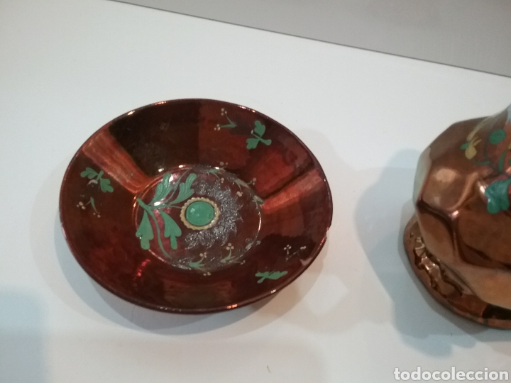Antig&uuml;edades: Plato y jarra de reflejos. - Foto 5