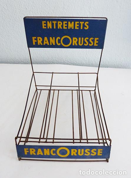 Antig&uuml;edades: Expositor de gelatinas de la casa Entremets Francorusse