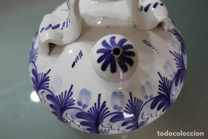 Antig&uuml;edades: BOTIJO CERAMICA AZUL - Foto 8