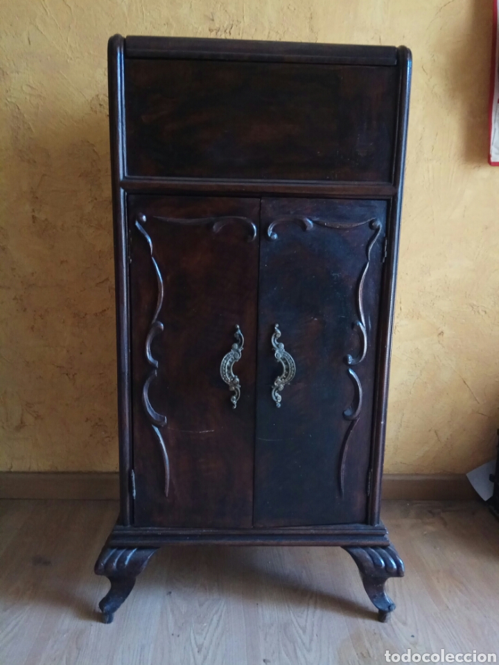 mueble tocadiscos antiguo 1900-1930 - Compra venta en todocoleccion