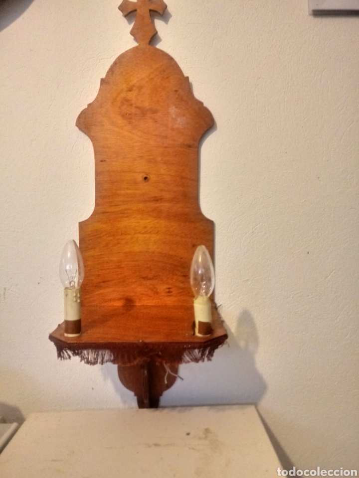 Antig&uuml;edades: Corazon de Jesus de escayola con peana - Foto 14
