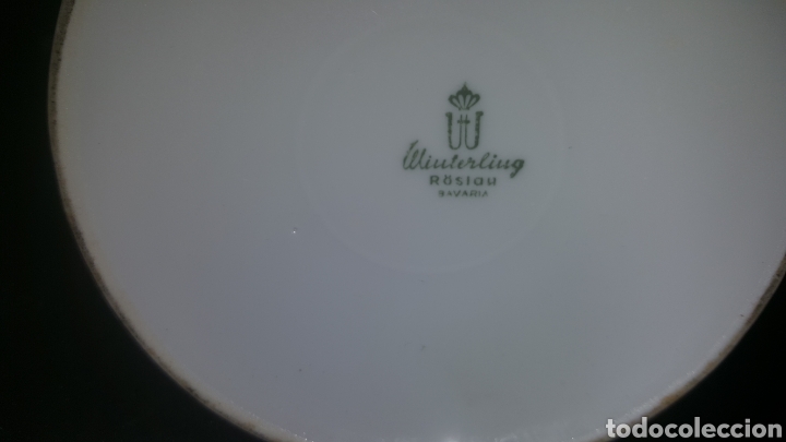 Antig&uuml;edades: Cafetera de porcelana filo de oro - Foto 3