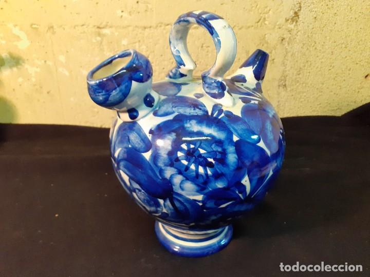 Antig&uuml;edades: Cantaro o botijo tonos azules - Foto 1