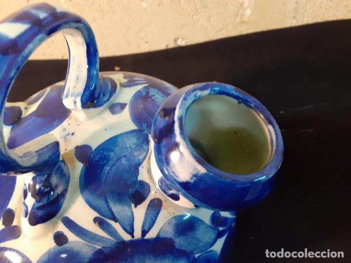 Antig&uuml;edades: Cantaro o botijo tonos azules - Foto 3