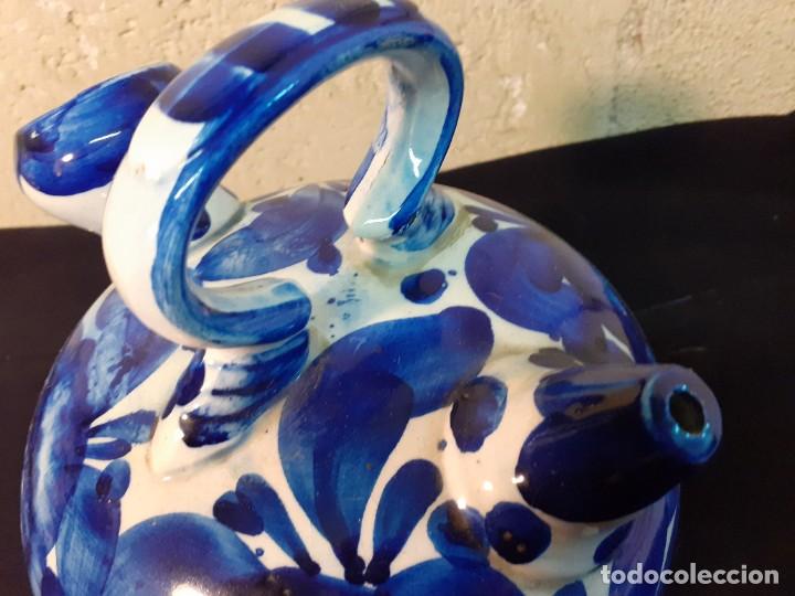 Antig&uuml;edades: Cantaro o botijo tonos azules - Foto 4