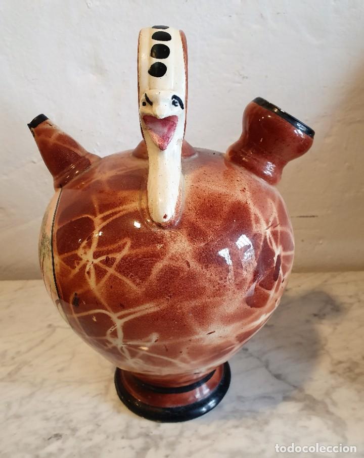 Antig&uuml;edades: ANTIGUO BOTIJO DE CERAMICA DECORADA - Foto 2