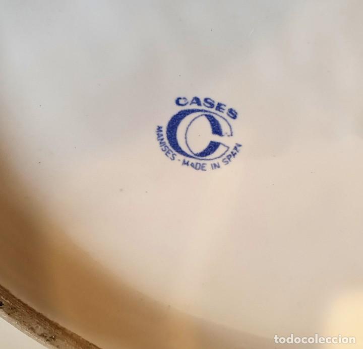 Antig&uuml;edades: SOPERA + PLATO DE PORCELANA CASES DE MANISES - Foto 5