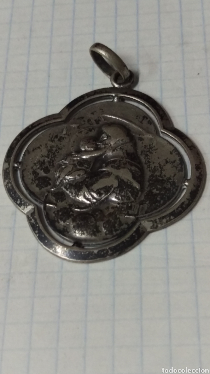 Antig&uuml;edades: Antiguo medalla San Antonio - Foto 1