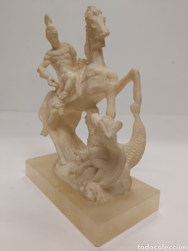 Antig&uuml;edades: Figura San Jorge marmolina? - Foto 2