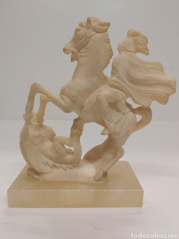 Antig&uuml;edades: Figura San Jorge marmolina? - Foto 4