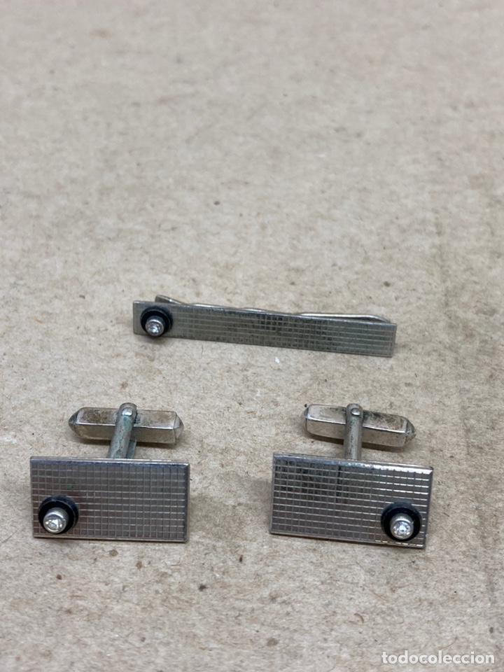 Antig&uuml;edades: Juego de gemelos y pasa corbata - Foto 1