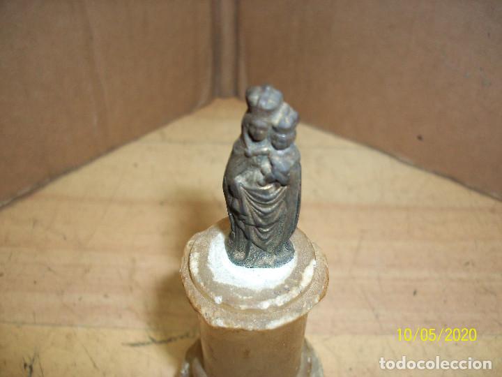 Antig&uuml;edades: IMAGEL DE LA VIRGEN MARIA CON PEDESTAL - Foto 2