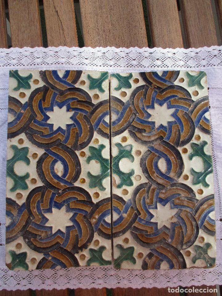 Antig&uuml;edades: Pareja azulejos Jimenez - Foto 1