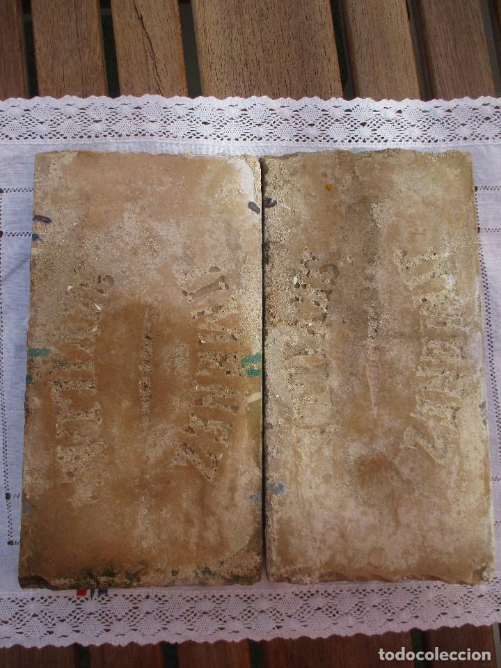 Antig&uuml;edades: Pareja azulejos Jimenez - Foto 2