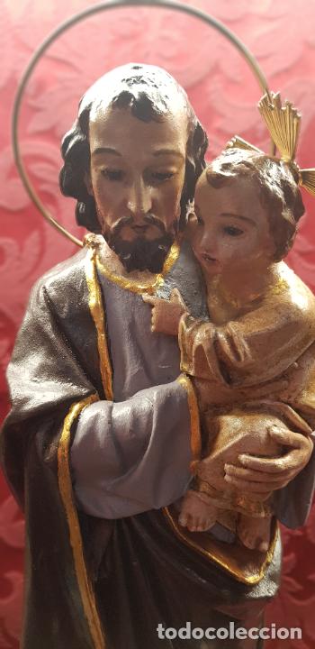 Antig&uuml;edades: SAN JOS&Eacute; CON NI&Ntilde;O EN BRAZOS - Foto 2
