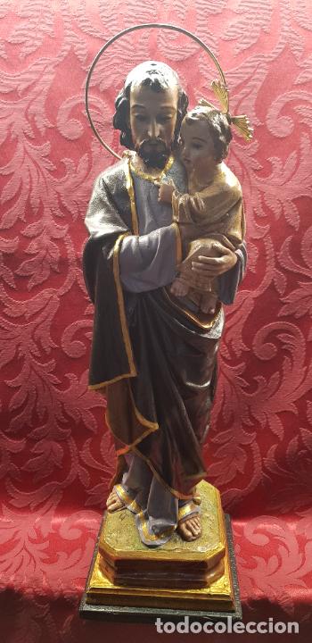 Antig&uuml;edades: SAN JOS&Eacute; CON NI&Ntilde;O EN BRAZOS - Foto 1