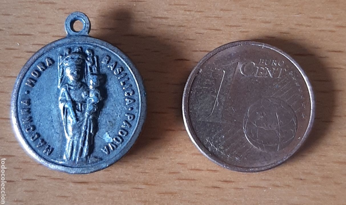 Antig&uuml;edades: Medalla Madonna Mora Bas&iacute;lica Padova - Foto 2