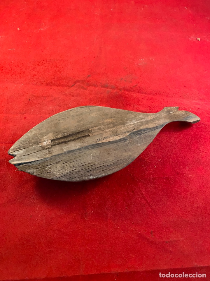 Antig&uuml;edades: Cenicero madera en forma de pez - Foto 4