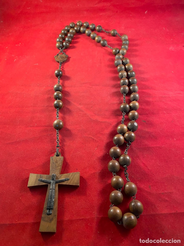 Antig&uuml;edades: Rosario madera - Foto 1