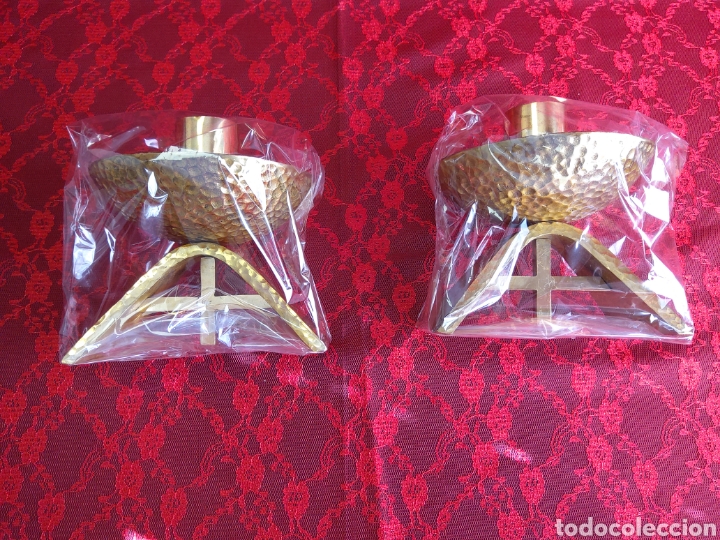 Antig&uuml;edades: Camdelabros de Altar, pareja - Foto 3