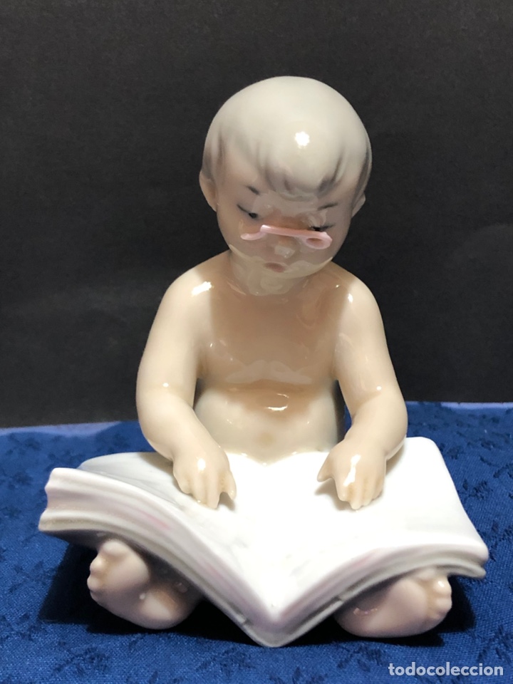 Antig&uuml;edades: REF: 01000047.03 &ldquo;BEB&Eacute; LEYENDO&rdquo; LLADR&Oacute; - Foto 11