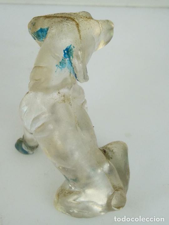 Antig&uuml;edades: Figura perro cristal transparente - Foto 2