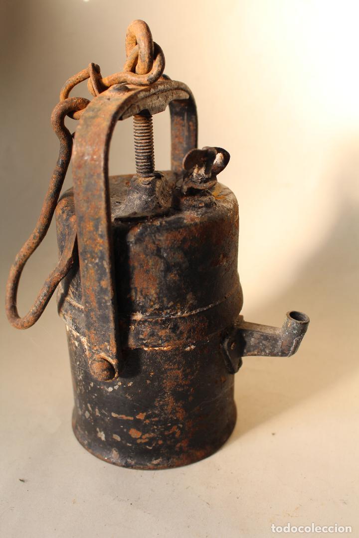 Antig&uuml;edades: ANTIGUO CANDIL DE CARBURO - Foto 1