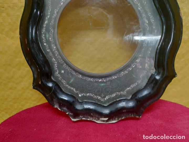 Antig&uuml;edades: MARCO SIGLO XIX EN MADERA DE CAOBA, CCC 251 - Foto 4