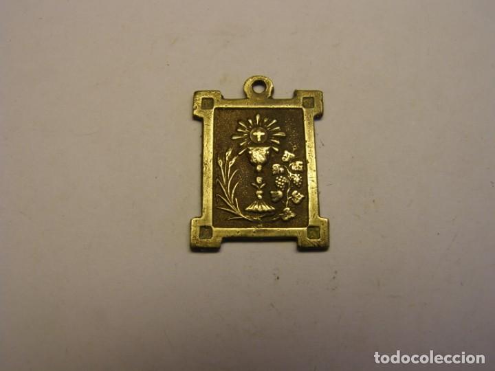 Antig&uuml;edades: Medalla religiosa antigua de la Eucaristia. - Foto 1