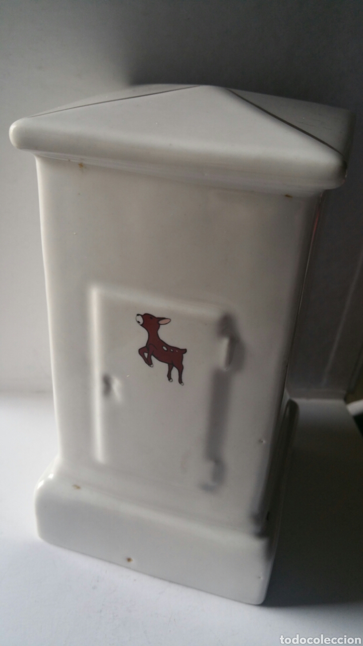 Antig&uuml;edades: Hucha de cer&aacute;mica Heidi, espejo. - Foto 5