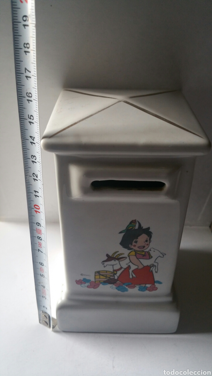Antig&uuml;edades: Hucha de cer&aacute;mica Heidi, espejo. - Foto 12