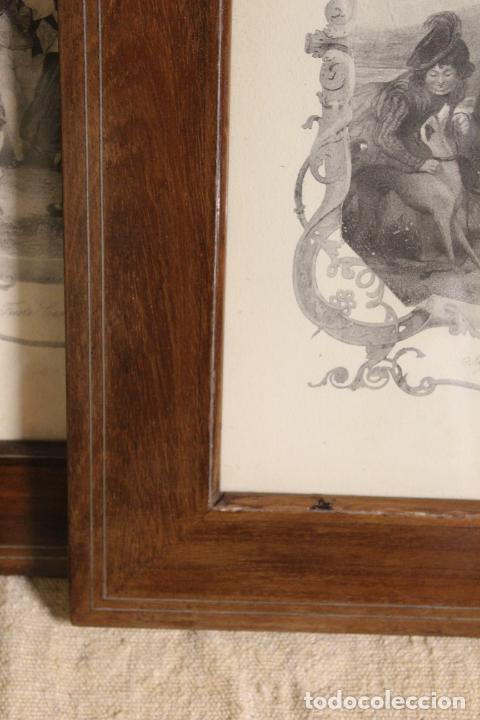 Antig&uuml;edades: cuatro marcos de madera con grabado - Foto 14