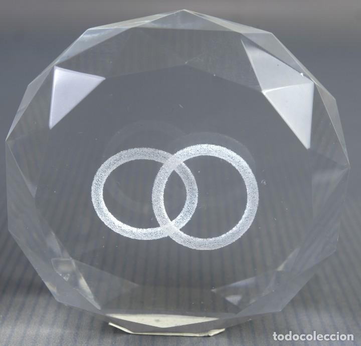 Antig&uuml;edades: Cristal tallado Aros - Foto 1