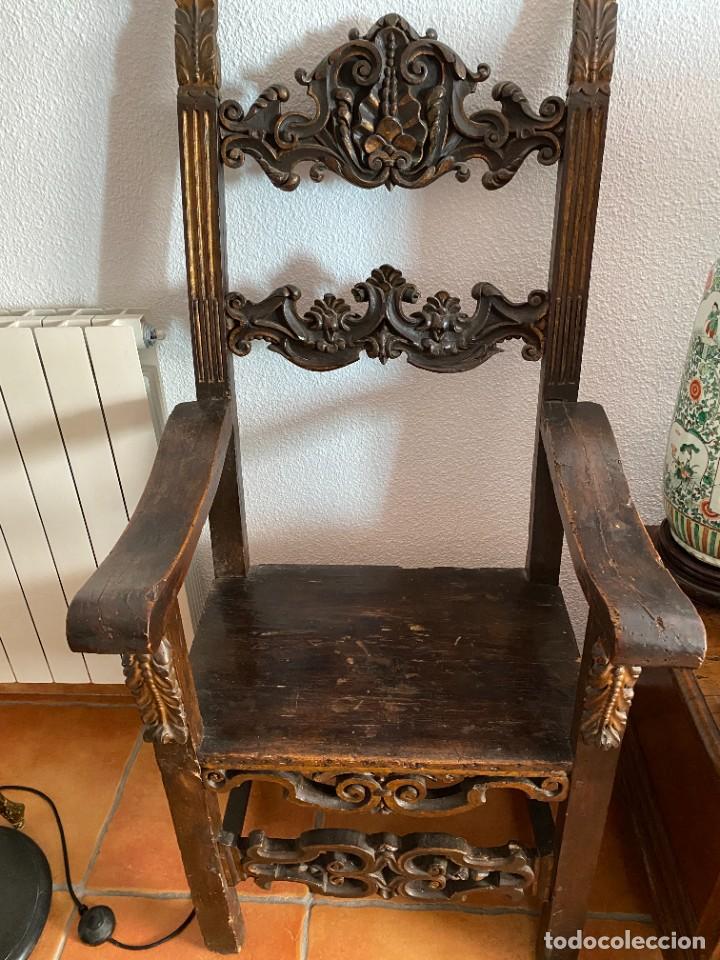 Antig&uuml;edades: 2 Sillones siglo XVII - Foto 6