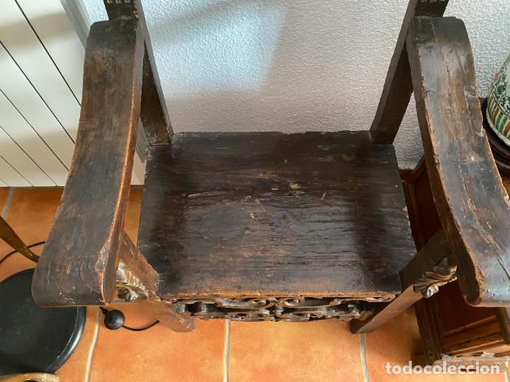 Antig&uuml;edades: 2 Sillones siglo XVII - Foto 9