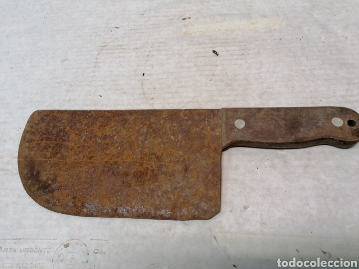 Antig&uuml;edades: Machete carnicero - Foto 3