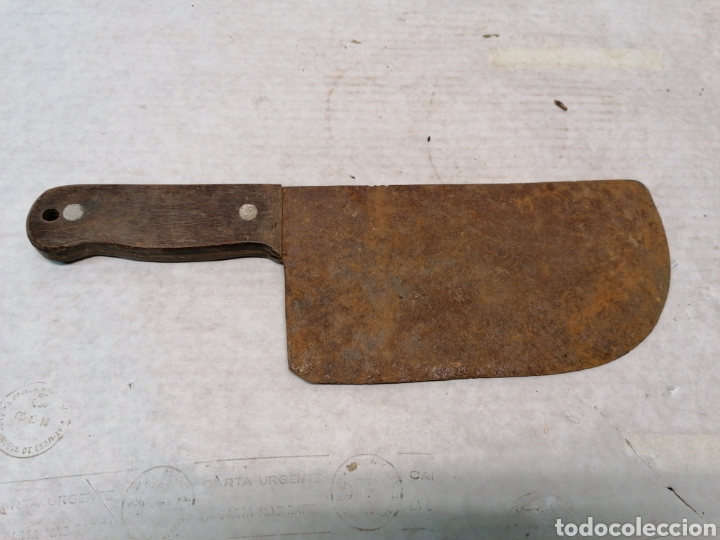 Antig&uuml;edades: Machete carnicero - Foto 1