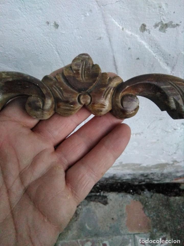 Antigüedades: Copete madera tallada - Foto 3 - 220614753