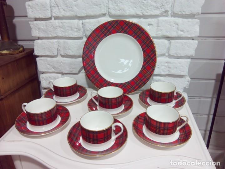 Antig&uuml;edades: JUEGO DE CAF&Eacute; ROYAL CROWN. 6 SERVICIOS - Foto 3