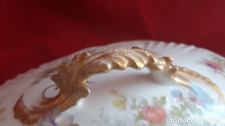 Antig&uuml;edades: Sopera porcelana grande - Foto 5