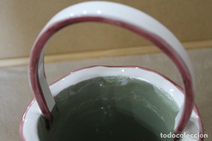 Antig&uuml;edades: CESTA CERAMICA CEREZAS - Foto 14