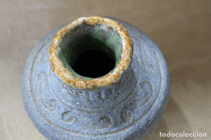 Antig&uuml;edades: JARRON TERRACOTA AZUL - Foto 3