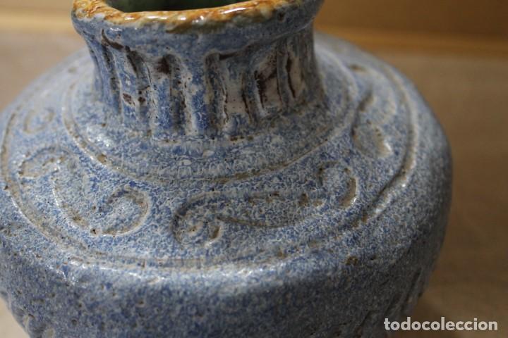Antig&uuml;edades: JARRON TERRACOTA AZUL - Foto 5