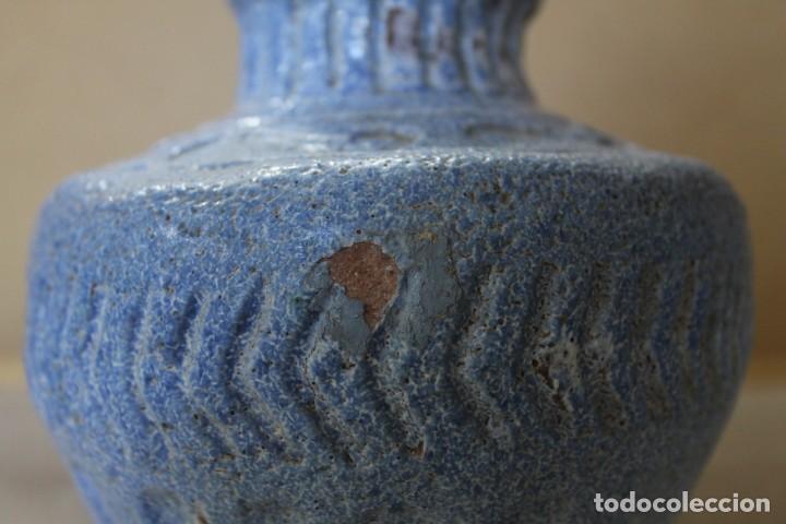 Antig&uuml;edades: JARRON TERRACOTA AZUL - Foto 8