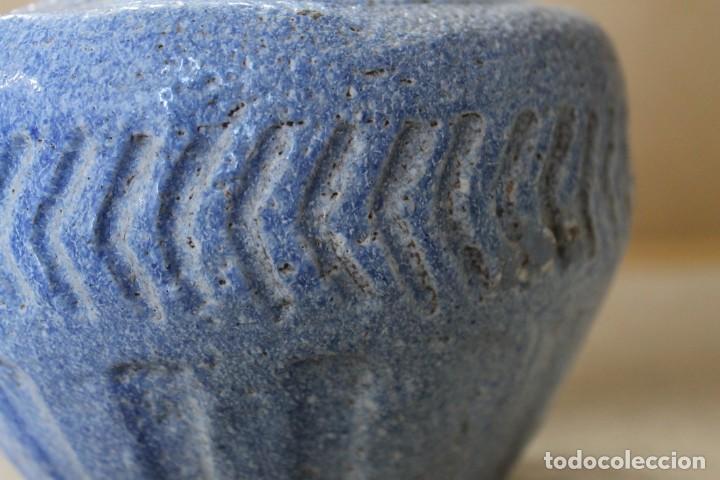 Antig&uuml;edades: JARRON TERRACOTA AZUL - Foto 11